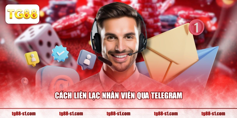 Cách liên lạc nhân viên qua Telegram