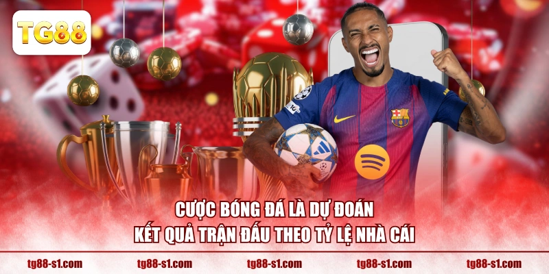 Cược bóng đá là dự đoán kết quả trận đấu theo tỷ lệ nhà cái